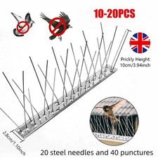 5-10M Pigeon Bird Spikes Metal Wall Fence Deterrent Anti Perch Control Repeller