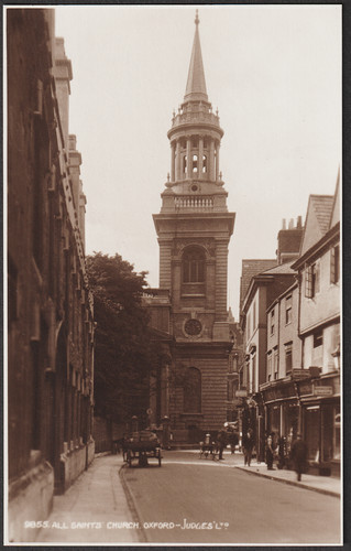 Oxford postcard all - postcard, saints