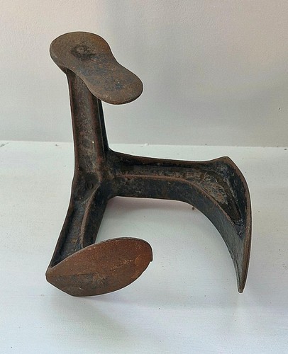 Vintage cast iron shoe last - shoe, by