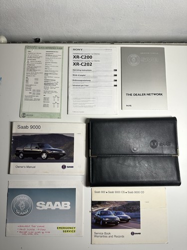 Saab 9000 owners manual - saab,
