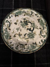 Masons Ironstone Mandalay Green Chartreuse 10 5/8" 27cm Dinner Plate VGC