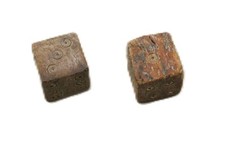 LOT OF ANCIENT ROMAN B0NE GAMING DICE CA 1ST TO 3RD CENTURY AD