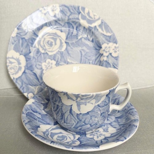 Burleigh blue victorian chintz - burleigh,