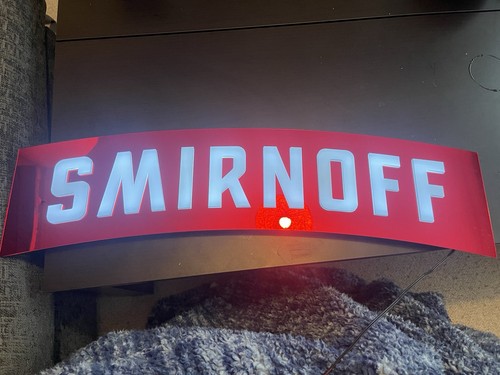 Smirnoff led bar - smirnoff, sign