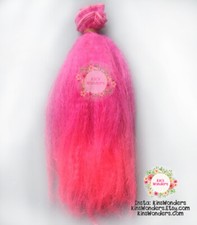 Synthetic Doll Hair Weft Wavy