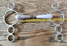 Happy Mouth Continental Snaffle, 3 Ring Dutch Gag Bit. 5 1/4" 135mm. Lilac