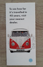 VW LT Motor Caravan Brochure / Leaflet c.1995 - Volkswagen  Motor Caravan