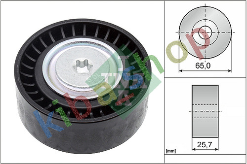 Poly belt pulley fits - v-belt,