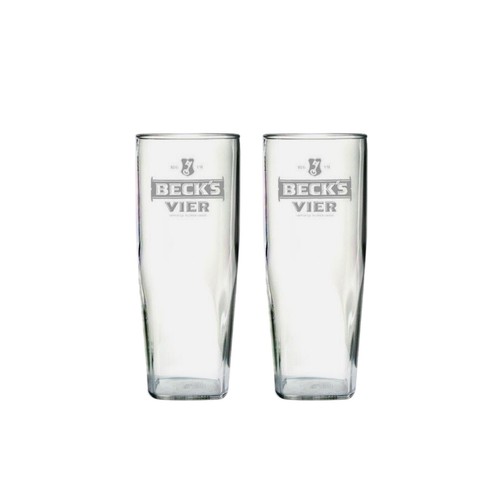 Becks vier pint glass - becks,