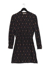 Sessun A-Line Midi Dress S in Black