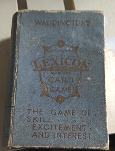 Waddingtons lexicon card game - waddingtons,