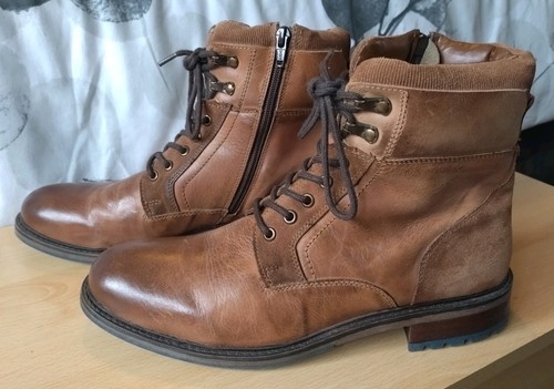 Dune brown ankle boots size - -,