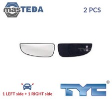 309-0146-1 REAR VIEW MIRROR GLASS PAIR LHD ONLY TYC 2PCS FOR CITROËN JUMPER