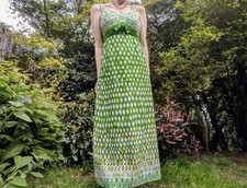 Vintage 60s green abstract - vintage,