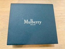 Mulberry Cardboard Empty Grey Gift Box,  Includes Original Mulberry Tissue Paper