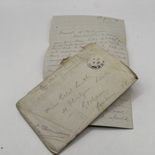 WW1 1918 Handwritten Letter