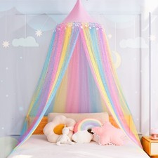 Rainbow Bed Canopy for