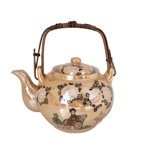 Antique marked foreign teapot - foreign,