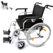 Bariatric Heavy Duty Folding Self Propelled Wheelchair - Esteem Extra Wide Seat