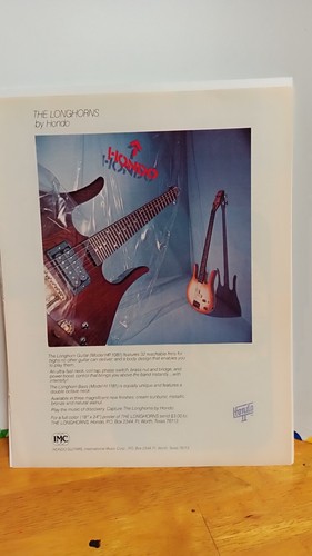 Hondo guitars 1986 - 1986, longhorn