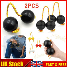 2pcs Rhythmic Ball Hand Kashaka Music Shaker Clackers Ball African Percussion