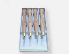 4Pcs Woodpecker Dry Hand Wood Carving Tools Chip Detail Chisel set tool