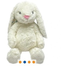 DOG TOY - LARGE 16" / 40cm - Cream BUNNY RABBIT - Squeaky Stuffed plush - New