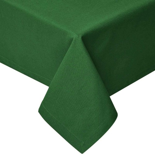 Dark green cotton - green, tablecloth
