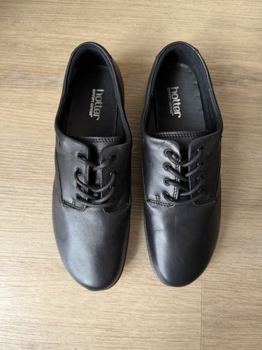 Hotter stream black leather - hotter,