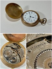 Waltham Royal 1894 Pocket Watch 17 Jewel - Gold Plated - c.1908 - NON RUNNING