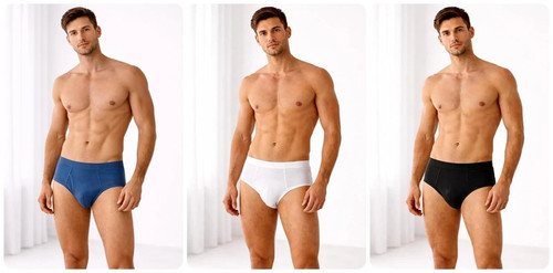 Men front brief underpants - y,
