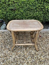 Vintage Bamboo Table Side 2