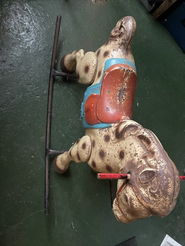 Vintage tin toy rocking - tin,