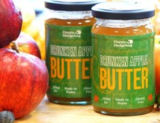 Welsh DRUNKEN APPLE BUTTER 150 year old recipe 2 per pack Non dairy Gluten free