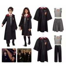 Harry Potter Cosplay Costume Hermione Granger Gryffindor Uniform Kid Fancy Dress