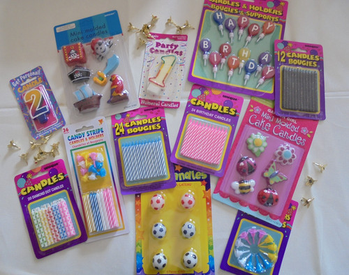Birthday and fun candles - birthday,