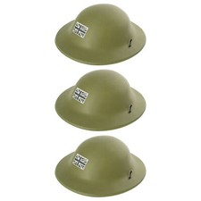 GREEN ARMY HELMET PLASTIC HAT
