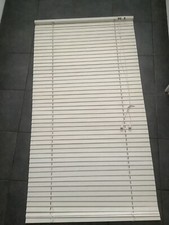 IKEA 35MM IVORY WHITE/LIGHT CREAM WOODEN VENETIAN BLIND W:80CMS L:154CMS APP