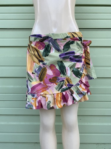 Zara printed ruffle skort - zara,