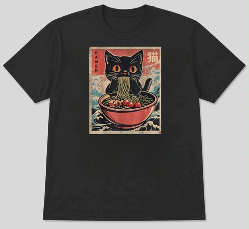 Cat ramen japanese funny - cat,
