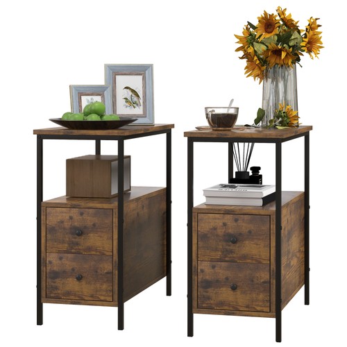 Homcom pcs end table - pcs, table,