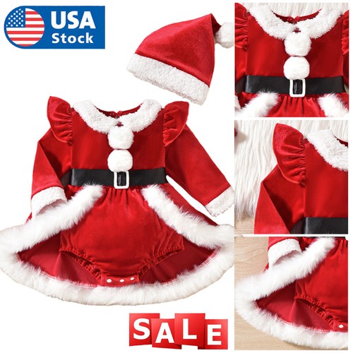 Newborn baby girl - girl, christmas