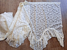 Vintage Cream Lace Frill Net