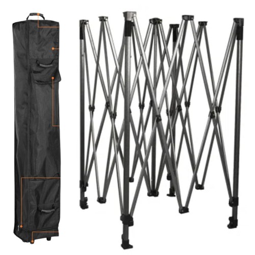 Excel steel gazebo frame x - steel, 3m