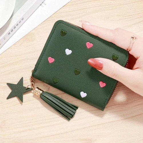 Girl tassel zipper - girl, coin
