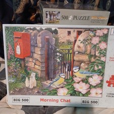 HOUSE OF PUZZLES/ HOP BIG 500 XL LARGE PIECE JIGSAW - MORNING CHAT sealed
