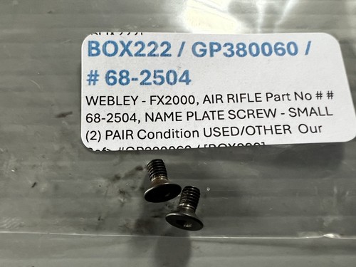 Spare part for webley - part,