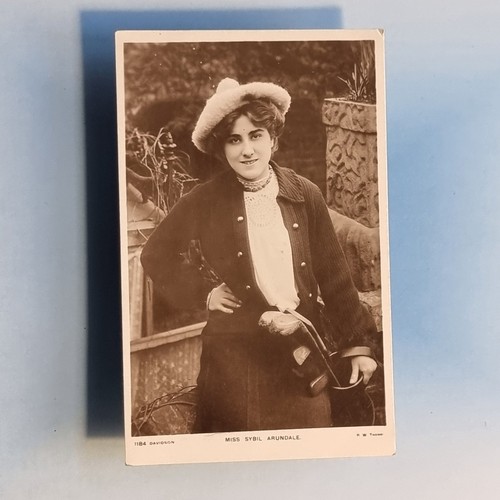 Edwardian actress postcard - edwardian,