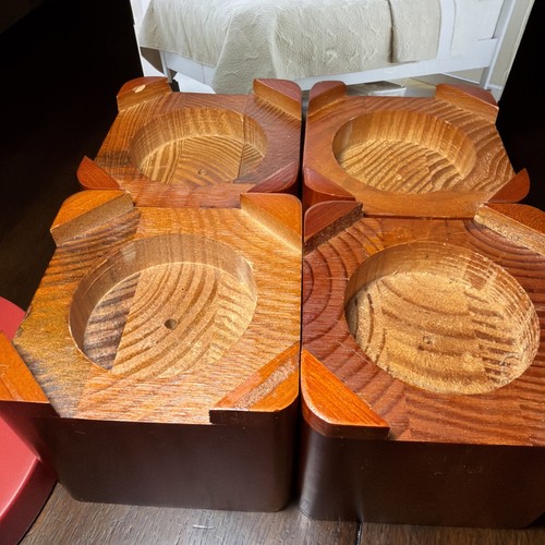Set wooden bed - 4,