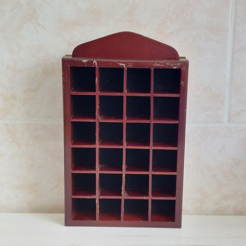 Wooden rectangle thimble - wooden,